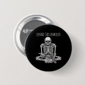 Grappig Karate smokkelt me voor mannen. Ronde Button 5,7 Cm (Voorkant /achterkant)
