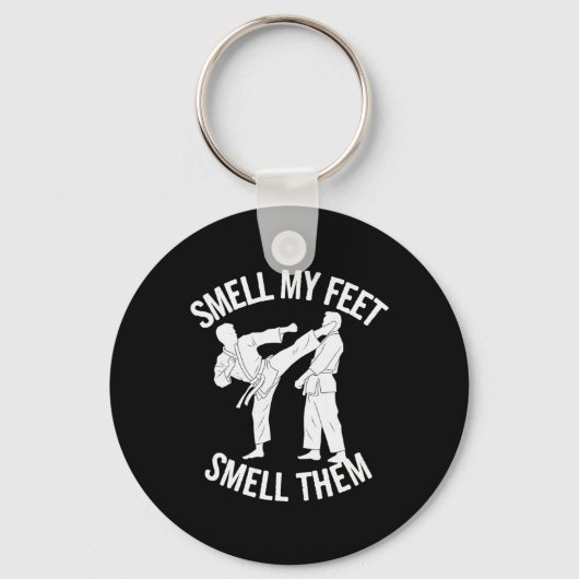 Grappig Karate smokkelt me voor mannen. Sleutelhanger (Voorkant)