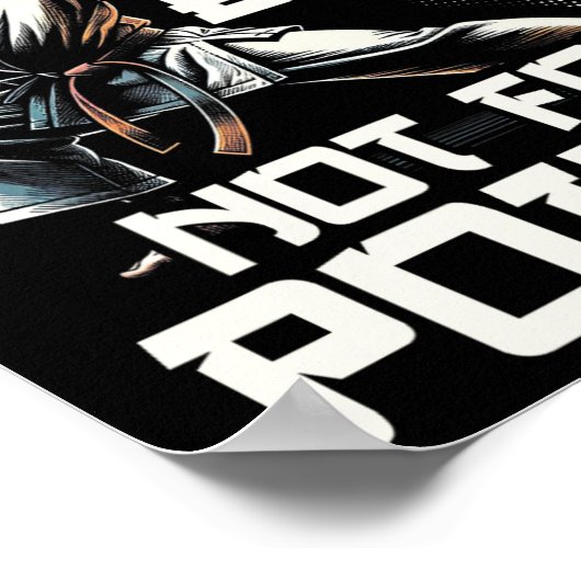 Grappig Karate voor mannen Judo - Karate is voor h Poster (Hoek)