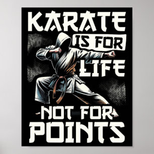 Grappig Karate voor mannen Judo - Karate is voor h Poster