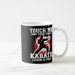 Grappig Karate voor mannen Judo Touch Me First Kar Koffiemok