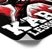 Grappig Karate voor mannen Judo Touch Me First Kar Poster (Hoek)