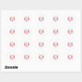 Grappig Karate voor mannen Judo Touch Me First Kar Ronde Sticker (Vel)