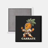 Grappig Karate Wortel Karate Trainer Karate Magneet (Voorkant / Achterkant)