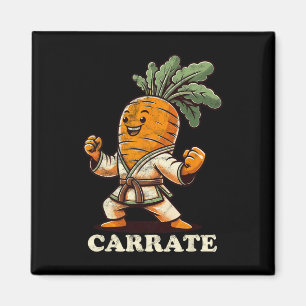 Grappig Karate Wortel Karate Trainer Karate Magneet