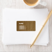 Grappig karton etiket (Insitu)