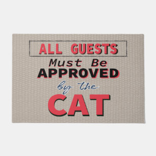 Grappig kat Humor Welkomstklep Deurmat