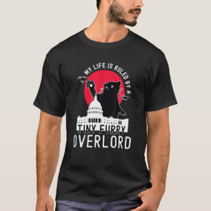 Grappig kat - mijn leven wordt geleid door een kle t-shirt