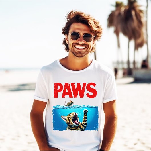 Grappig Kat POOT Kaken Parodie T-Shirt