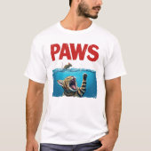 Grappig Kat POOT Kaken Parodie T-Shirt (Voorkant)