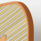 Grappig kat retro ontwerp pickleball paddle (Links Detail)