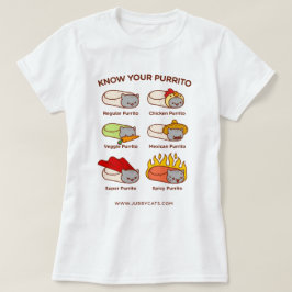 Grappig Kat T-SHIRT - KEN JE PURRITO