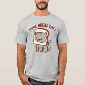Grappig kat T-shirt - "PURE BROOD KAT?" (Voorkant)