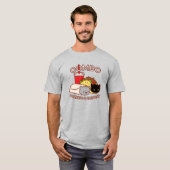 Grappig Kat T-shirt - PURRITO & TACO CAT Combo (Voorkant volledig)