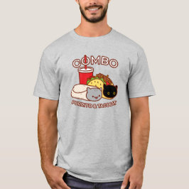 Grappig Kat T-shirt - PURRITO & TACO CAT Combo