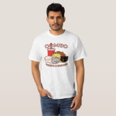 Grappig Kat T-shirt - PURRITO & TACO CAT Combo (Voorkant volledig)