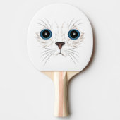 Grappig kat tafeltennisbatje (Voorkant)