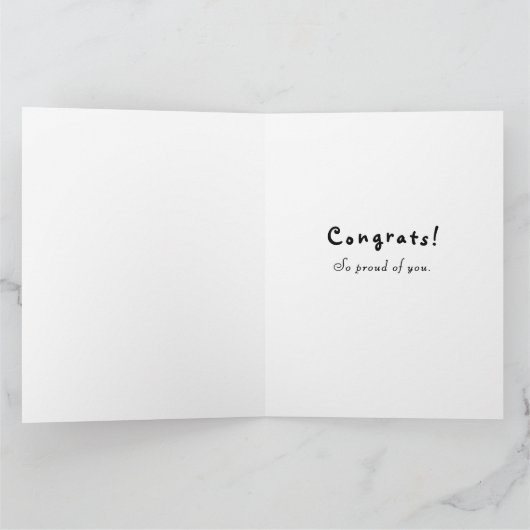 Grappig katholiek Afstuderen Kaart (Binnen)