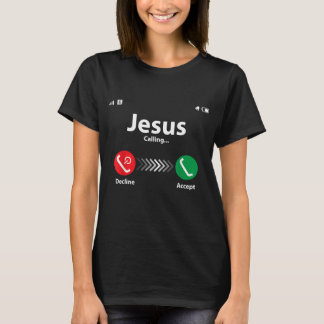 Grappig Katholieke Jezus noemt Gift Cool Christia T-shirt