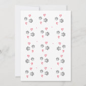 Grappig katje kitten gezicht verjaardagsfeestje kaart (Achterkant)