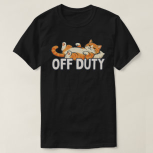 Grappig katontwerp voor vrije tijd t-shirt