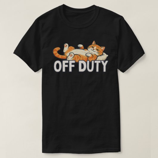 Grappig katontwerp voor vrije tijd t-shirt (Design voorkant)