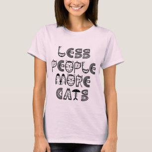 Grappig katten citaat humor design voor kat moeder t-shirt
