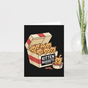 Grappig katteneigenaar cadeau kittenbrokken voedse kaart