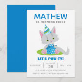 Grappig kattenfeestje kitten ballonnen kinderen ve kaart (Voorkant / Achterkant)