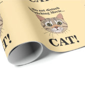 Grappig Kattengezicht Cadeaupapier (Rol Hoek)