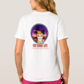 Grappig kattenleven t-shirt (Achterkant)