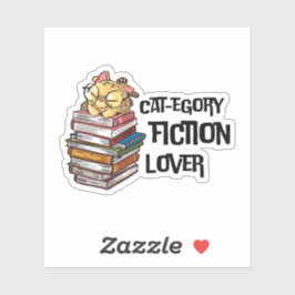 Grappig kattenliefhebber citaat Katten-categorie f Sticker