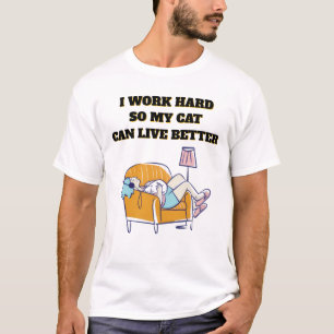 Grappig kattenliefhebber T-shirt   Lui kat dut mod