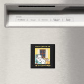 Grappig kattenontwerp voor kinderen- Trendy design Magneet (Insitu (Vaatwasser))