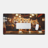 Grappig kattenvoer station Mat (Keyboard & Muis)