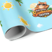 Grappig kattenzomer cadeauverpakkings papier (Rol Hoek)