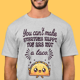 Grappig Kawaii Je bent geen taco T-shirt