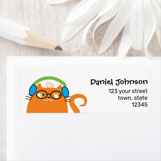 Grappig Kawaii retouradres Etiket (Insitu)