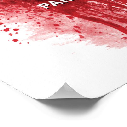 Grappig 'Keep Calm, ik ben een Paramedic' 12 x 12  Poster (Hoek)