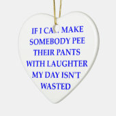 grappig keramisch ornament (Links)