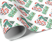 Grappig Kerst "67 BRUH" Geruite en Elf Hoed Vakant Cadeaupapier (Rol Hoek)