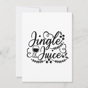 Grappig Kerst Bier Drinken Jingle Juice Kaart