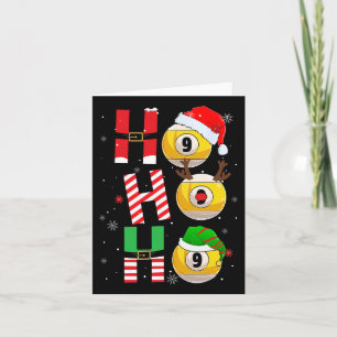 Grappig Kerst Biljart Ho Ho Ho Xmas Matching P Kaart