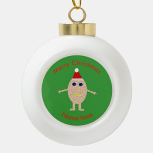Grappig Kerst Ei Ornament