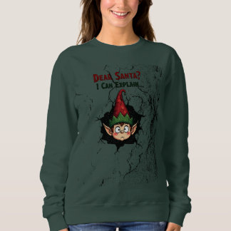Grappig Kerst Elf Design - SW Trui