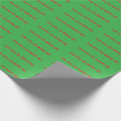 Grappig Kerst Gezegde inpakpapier (Hoek)