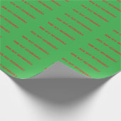 Grappig Kerst Gezegde inpakpapier (Hoek)