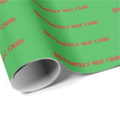 Grappig Kerst Gezegde inpakpapier (Rol Hoek)