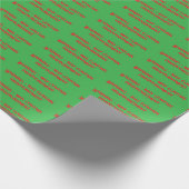 Grappig Kerst Gezegde inpakpapier (Hoek)