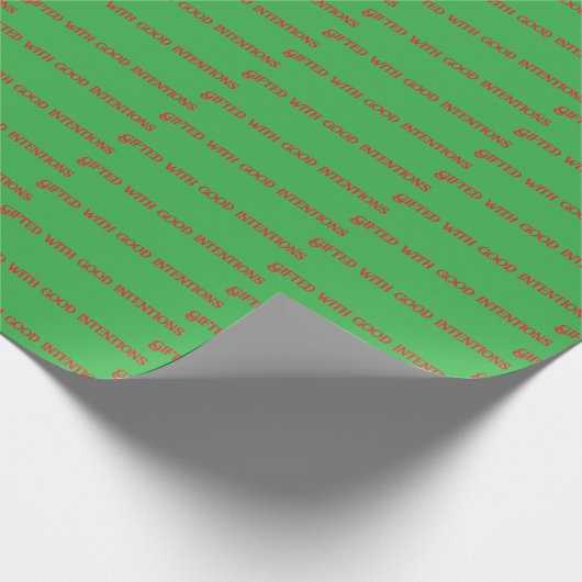 Grappig Kerst Gezegde inpakpapier (Hoek)